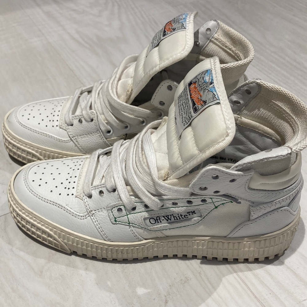 Off white sneakers